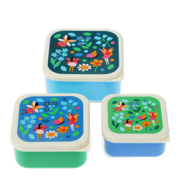 Snack boxes (set of 3) - Fairies in the Garden