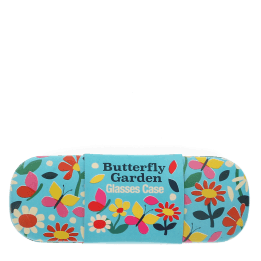 Glasses case & cleaning cloth - Butterfly Garden