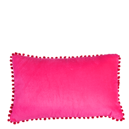 Pink Pom Pom Cushion
