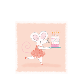 Mimi And Milo Birthday Card