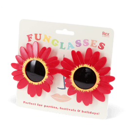 Funglasses - Red sunflower
