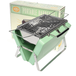 Portable Suitcase Bbq - Pistachio
