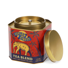 Metal Tea Caddy - Ceylon Finest
