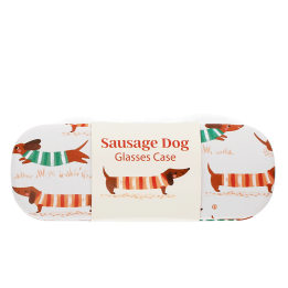 Glasses case & cleaning cloth - Sausage Dog