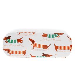 Glasses case & cleaning cloth - Sausage Dog