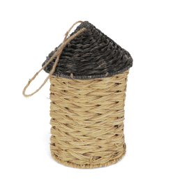 Rattan birdhouse - Black