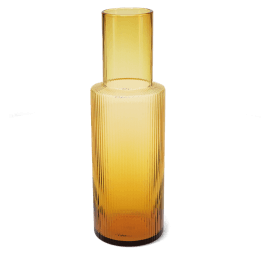 amber glass carafe