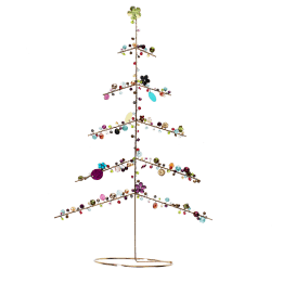 Handmade beaded tree decoration