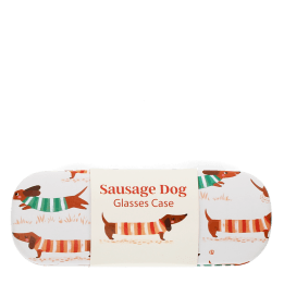 Glasses case & cleaning cloth - Sausage Dog