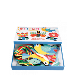 Children's cardboard stitching kit - Learn to stitch activity