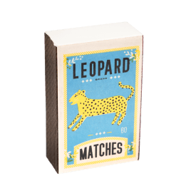 Matchbox size notepad - Leopard