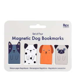 Magnetic bookmarks (set of 4) - dogs