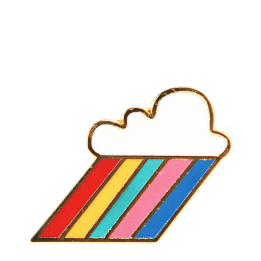 Pin badge - Cloud burst