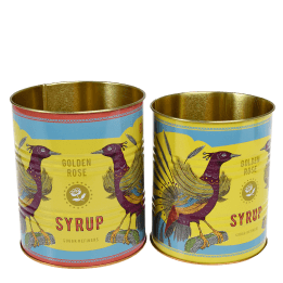 Storage tins (set of 2) - GOLDEN ROSE SYRUP