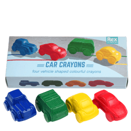 Car crayons (set of 4) - Road Trip 