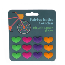 Bicycle spoke hearts - Fairies in the Garden