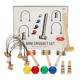 Mini croquet set