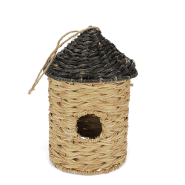 Rattan birdhouse - Black