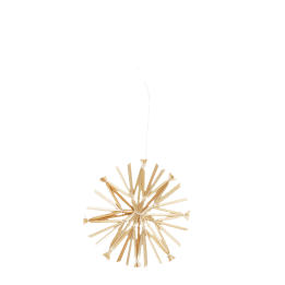 Straw star decoration (8cm)