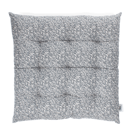 Seat pad cushion (37x37cm) - Grey leaf