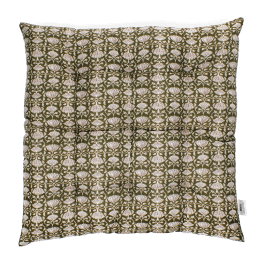 Seat pad cushion (37x37cm) - Brown lily