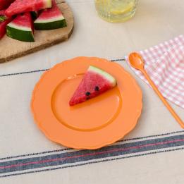 Melamine plate (20cm) - Orange