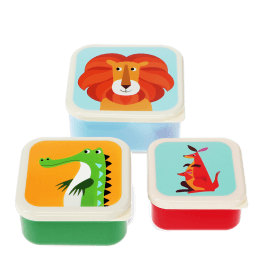 Snack boxes (set of 3) - Colourful Creatures