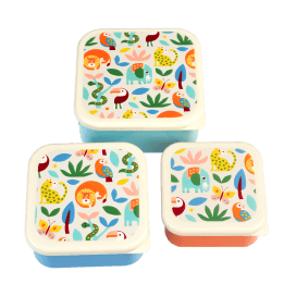 Snack boxes (set of 3) - Wild Wonders