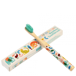 Children's bamboo toothbrush - Wild Wonders