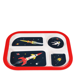 Melamine food tray - Space Age