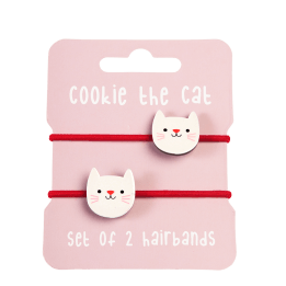 Hair ties (set of 2) - Cookie the Cat