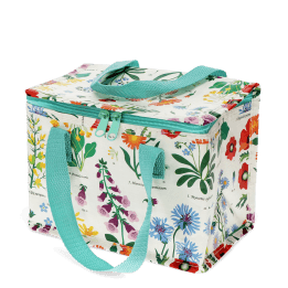 Wild flowers lunch bag, insulated lunch bag