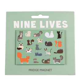 Fridge magnet - Nine Lives