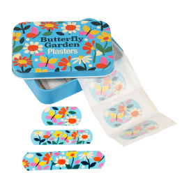 Children's plasters in a tin - Butterfly Garden