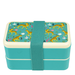 Bento box with cutlery - Cheetah