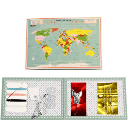 Shirt repair sewing kit - World Map