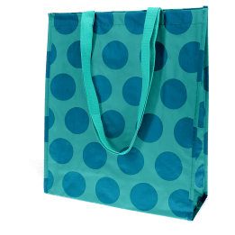 Shopping bag - Spotlight blue on turquoise