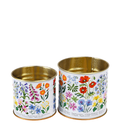 Mini storage tins (set of 2) - Wild Flowers