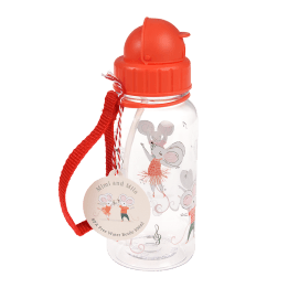 Children's water bottle with straw 500ml - Mimi and Milo