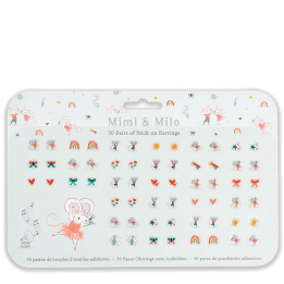 Stick on earrings (30 pairs) - Mimi and Milo