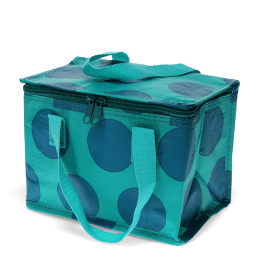 Blue On Turquoise Spotlight Lunch Bag