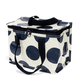 Insulated lunch bag - Spotlight navy on white