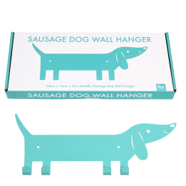 Metal wall hanger - Sausage Dog