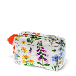 Quilted makeup bag - Wild Flowers