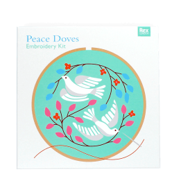 Embroidery kit - Peace Doves