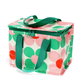 Lunch Bag - Pink And Green Daisy