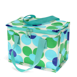 Lunch Bag - Blue And Green Daisy