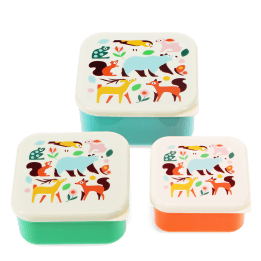 Snack boxes (set of 3) - Woodland