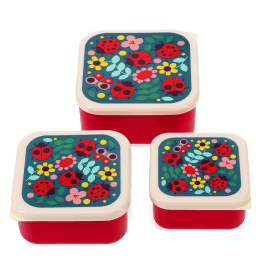 Snack boxes (set of 3) - Ladybird