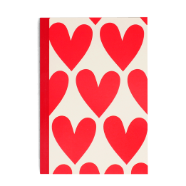 A5 notebook - Hearts